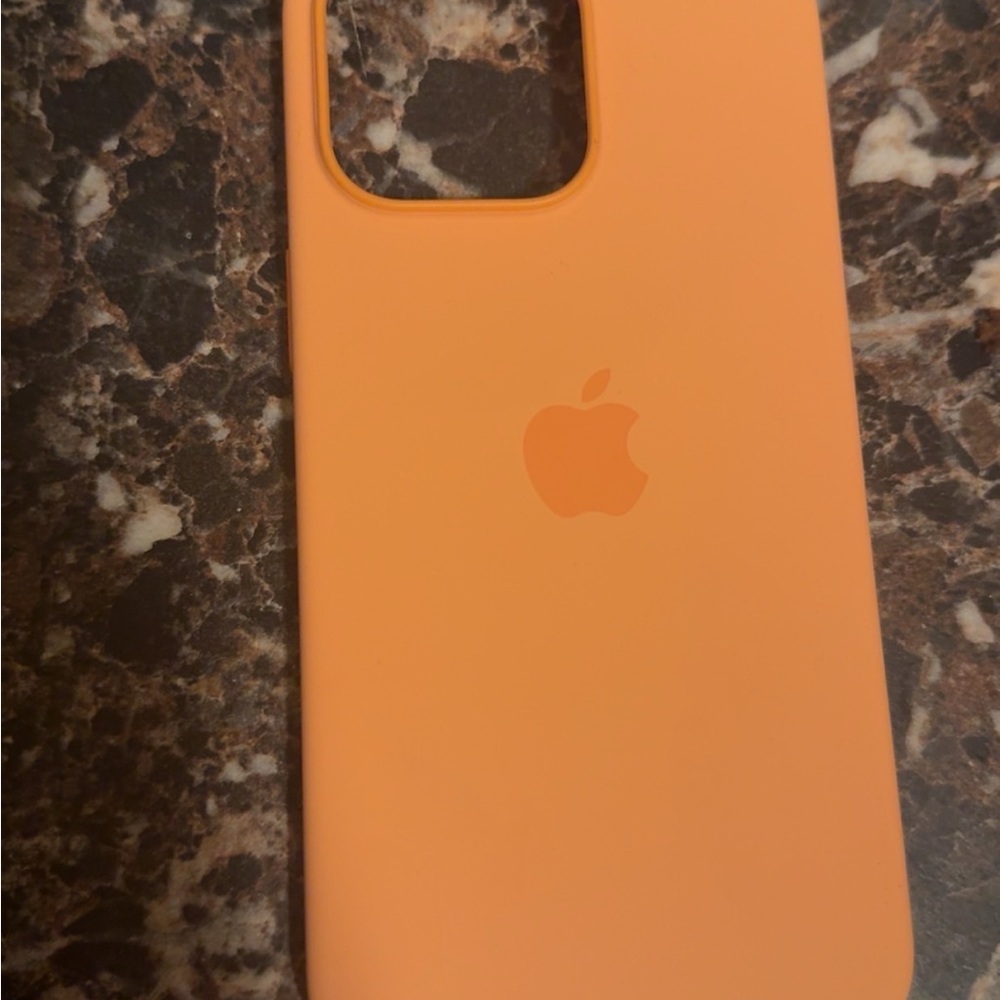 Apple Orange Silicone Case for iPhone